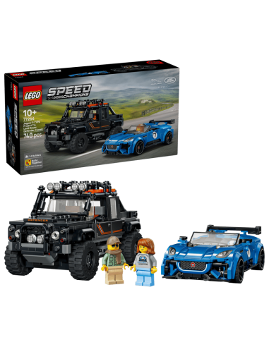 Lego - Speed Champions - Jaguar Project 7 e Land Rover Defender - 77264