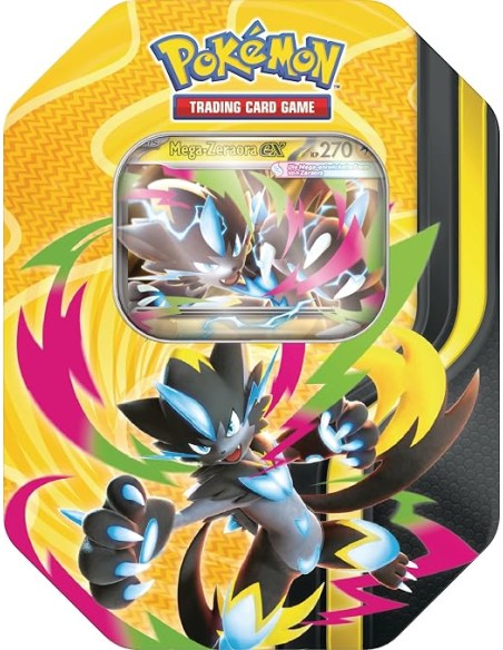 Pokèmon - Tin Mega Zeraora ex - scatola da collezione