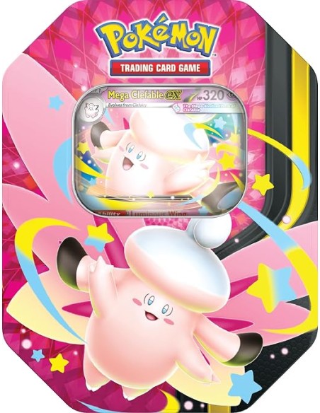 Pokèmon - Tin Mega Clefable ex - scatola da collezione