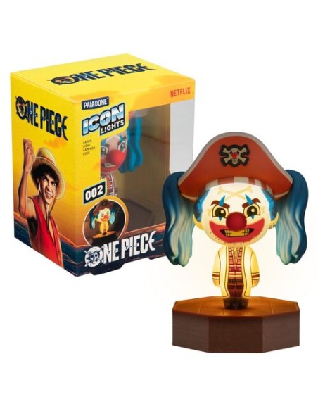 Paladone - Luce a forma di Buggy il Clown di One Piece - lampada LED