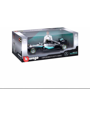 Burago - 1/18 Mercedes F1 W07 Hibrid 2016