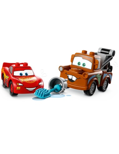 Lego - Divertimento all’autolavaggio con Saetta McQueen e Cricchetto - Duplo - 10996-2