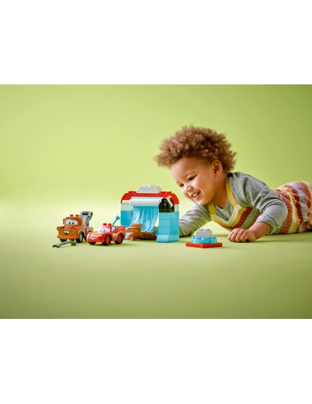Lego - Divertimento all’autolavaggio con Saetta McQueen e Cricchetto - Duplo - 10996-5