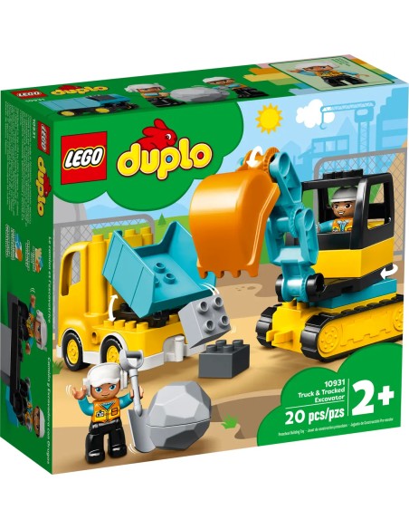 Lego - Camion e scavatrice cingolata - Duplo - 10931-1