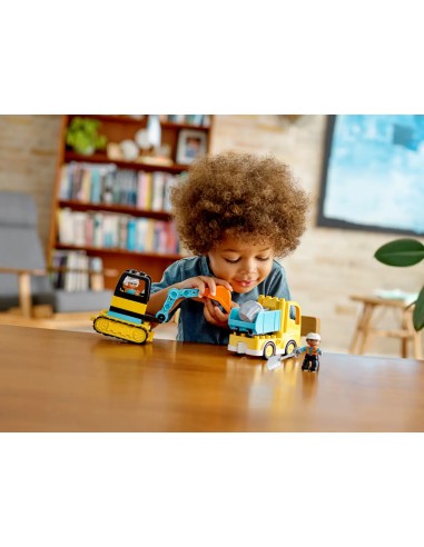 Lego - Camion e scavatrice cingolata - Duplo - 10931-6