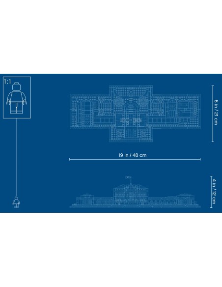 Lego - La Casa Bianca - Architecture - 21054-5