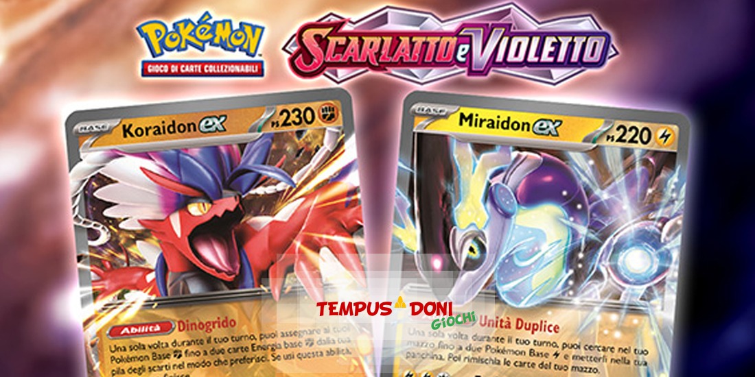 Carte da gioco collezionabili Pokémon - Scarlatto E Violetto - Tempus Doni  Giochi